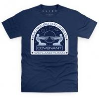Official Alien: Covenant Building Better Worlds Monochrome T Shirt