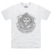 official sons of anarchy reaper banner t shirt