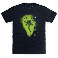 Official Alien: Covenant Urban Facehugger Logo T Shirt