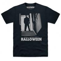 Official Halloween T Shirt - Michael Myers Stairs