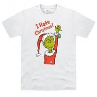 Official The Grinch I Hate Christmas T Shirt