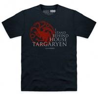 Official Game Of Thrones Stand Behind House Targaryen T Shirt