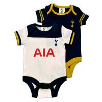 Official Tottenham Hotspur Baby Kit Bodysuits - 2 Pack - 2016/17 Season (9-12m)