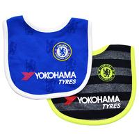 official chelsea baby bibs 2 pack 201617 season one size