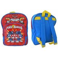 Official Power Rangers Boys Pocket Backpack Rucksack Nursery School Bag New