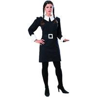 Official Addams Family? Wednesday Halloween Costume For Women - S