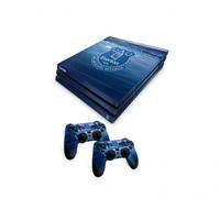 Official Everton FC PS4 Pro Console Skin and 2x Controller Skin Combo Pack