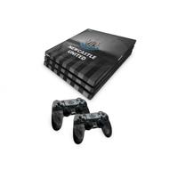 Official Newcastle United FC PS4 Pro Console Skin and 2x Controller Skin Combo Pack