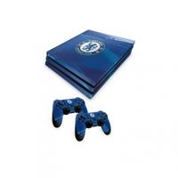 Official Chelsea FC PS4 Pro Console Skin and 2x Controller Skin Combo Pack