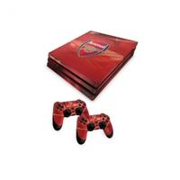 Official Arsenal FC PS4 Pro Console Skin and 2x Controller Skin Combo Pack