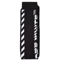 OFF WHITE Diagonal Stipe Logo Socks