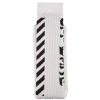 OFF WHITE Diagonal Stipe Logo Socks