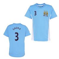 Official Man City Training T-Shirt (Sky Blue) (Sagna 3)