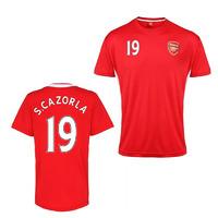 Official Arsenal Training T-Shirt (Red) (S.Cazorla 19)