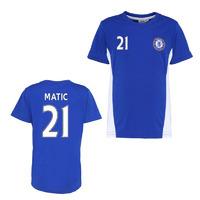 Official Chelsea Training T-Shirt (Blue) (Matic 21)