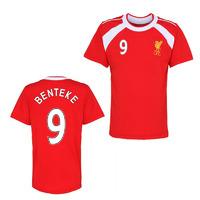 Official Liverpool Training T-Shirt (Red) (Benteke 9)