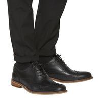 Office Bhatti Brogue BLACK LEATHER