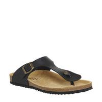 office delhi toepost sandal black