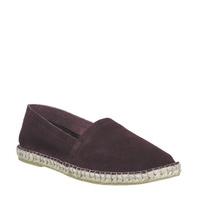 Office Beach Espadrille BURGUNDY SUEDE