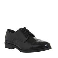 Office Eclipse Toecap Lace Up BLACK HI SHINE LEATHER