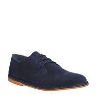 office future derby navy suede orange sole