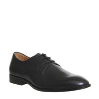 office flame derby black leather