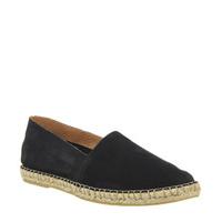 office beach espadrille navy suede