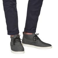 office festival sneaker hi black chambray