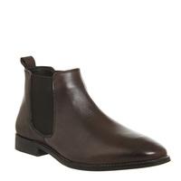 Office Exit Chelsea Boot CHOCOLATE LEATHER