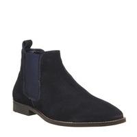 Office Exit Chelsea Boots NAVY SUEDE