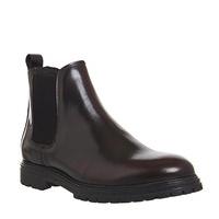 Office Cage Cleat Sole Boot BURGUNDY HI SHINE LEATHER