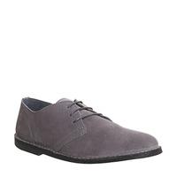 Office Future Derby GREY SUEDE BLACK SOLE