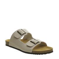 office dubai buckle sandal beige