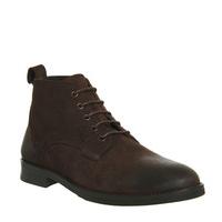 office cage lace chukka boot brown waxy suede