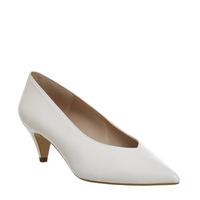 Office Madam High Cut Court OFF WHITE LEATHER