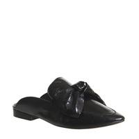 Office Fashion Week Point Bow Mule BLACK LEATHER