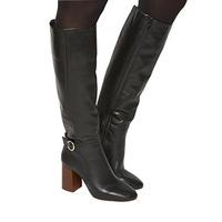 Office Koko Smart Knee Boots BLACK LEATHER