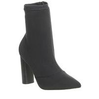Office London High Cut Ankle Boots BLACK