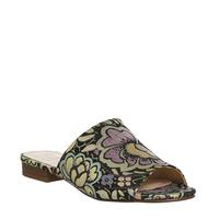 office sassy mule sandal multi brocade