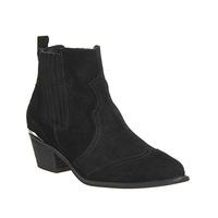 office jacksonville western boot black suede