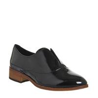 Office Flexi Elastic V Front Shoe BLACK PATENT