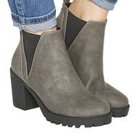 Office Limit Chunky Chelsea Boots GREY