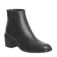 Office PREMIUM Berlin Ankle Boots BLACK LEATHER