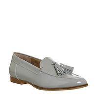 Office Petra Tassel Loafer LIGHT GREY PATENT LEATHER