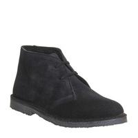 Office Uphill Desert boots BLACK SUEDE FUR