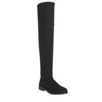 office kung fu over the knee boots black