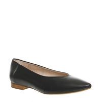 office poison point ballet black leather