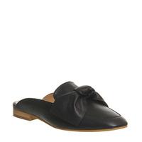 Office Dance Bow Mule BLACK LEATHER