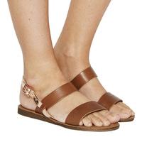 office honey sling back sandal tan and rose gold