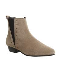 Office Jamesons Stud Chelsea Boot TAUPE SUEDE